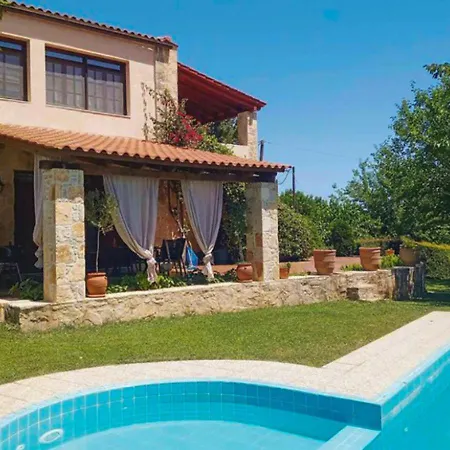 Villa Skine With Private Pool And Garden Chania  Exterior photo